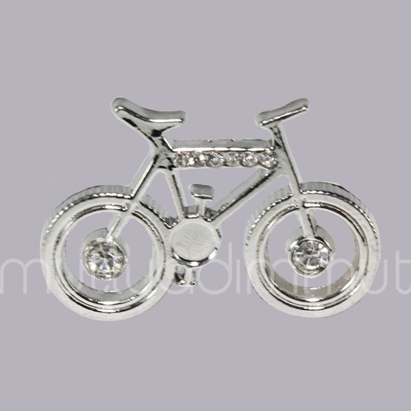 10 Adet Taşlı Metal Bisiklet