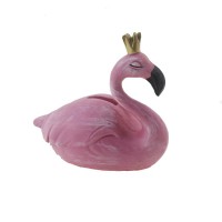 12x11cm Kumbara Flamingo Dekor