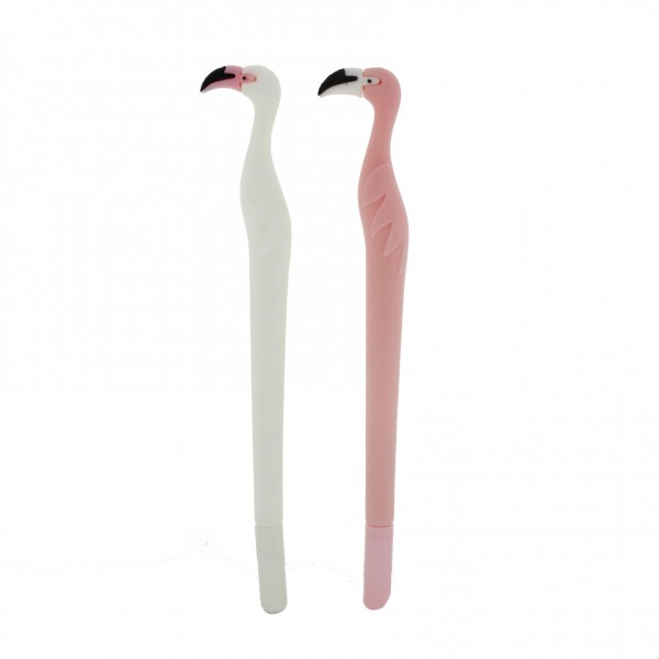 2 Adet Flamingo Tükenmez Kalem Pembe Beyaz