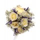 Gelin El Buketi Çiçeği Cipso Lavanta ve Gül