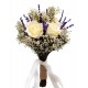 Gelin El Buketi Çiçeği Cipso Lavanta ve Gül