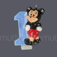 Mickey Mouse 1 Yaş Doğum Günü Mum